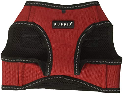 Puppia PLRA-HB9323 Geschirr Trek Harness B, L, rot von Puppia