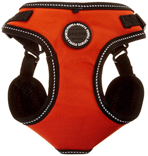 Puppia PLRA-HC9323 Geschirr Trek Harness C, M, orange von Puppia