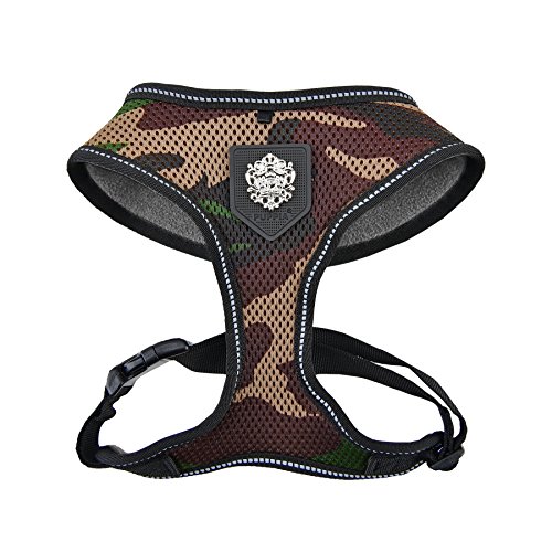 Puppia PLRD-HA9345 Geschirr Thermal Soft Harness, L, camo von Puppia