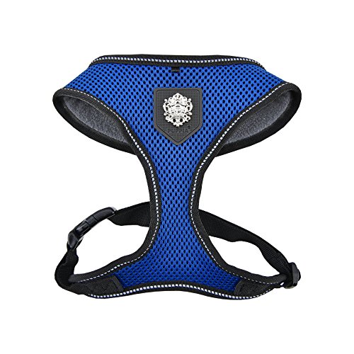 Puppia PLRD-HA9345 Geschirr Thermal Soft Harness, S, royal blau von Puppia