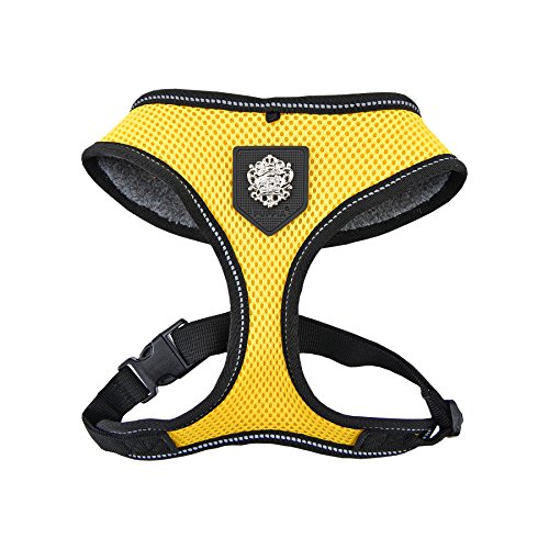 Puppia PLRD-HA9345 Geschirr Thermal Soft Harness, XXL, gelb von Puppia