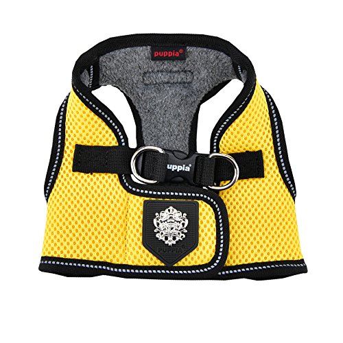 Puppia PLRD-HB9345 Geschirr Thermal Soft Vest Harness, L, gelb von Puppia