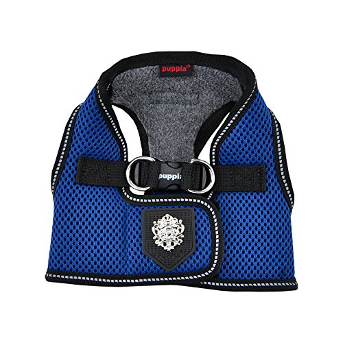 Puppia PLRD-HB9345 Geschirr Thermal Soft Vest Harness, L, royal blau von Puppia