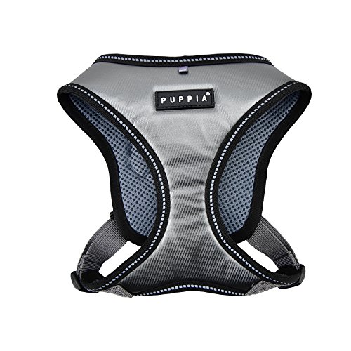 Puppia PLRD-HE9346 Geschirr Legacy Harness E, XL, grau von Puppia