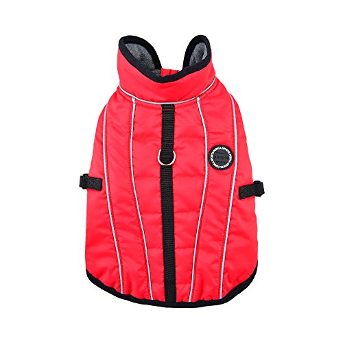 Puppia PLRD-VT9344 Wintermantel Expedition, S, rot von Puppia