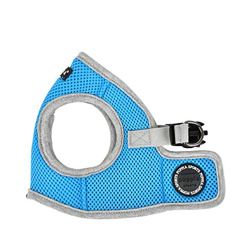 Puppia Soft Harness II - Weiches Westengeschirr für kleine und mittelgroße Hunde - sehr komfortabel und leicht anzuziehen, Himmel Blau, PUHB1770SBS von Puppia