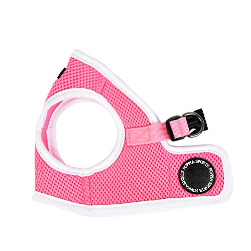 Puppia Soft Harness II - Weiches Westengeschirr für kleine und mittelgroße Hunde - sehr komfortabel und leicht anzuziehen, Pink, PUHB1770PKS von Puppia