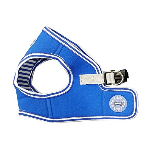 Puppia naunet B-Geschirr, Blau, Medium von Puppia