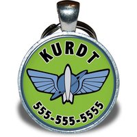 Pet-Id-Tag - Buzz Lightyear Toy Story Inspiriert Hundemarke, Katze Tag, Haustier-Tag von PupsterApparel