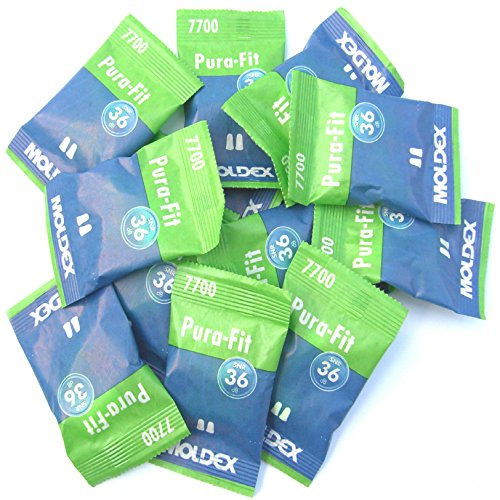 Moldex Ohrstöpsel Pura Fit 7700, 10 Paar, SNR = 36 db, Gehörschutz, Schaumstoff, Grün, Einweg, Ohrstöpsel Moldex Ohrstöpsel Pura Fit 7700, 10 Paar, SNR = 36 db, Gehörschutz, Schaumstoff, Grün, Einweg, Ohrstöpsel von Moldex