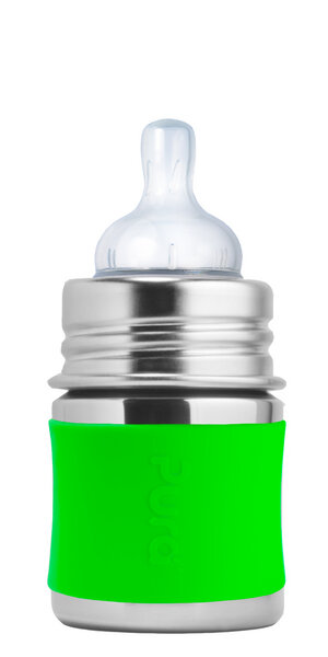 Pura Kiki Babyflasche 125 ml mit Silikon-Sleeve von Pura Kiki