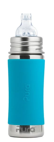 Pura Kiki Trinklernflasche 300 ml mit Silikon-Sleeve von Pura Kiki