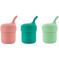 PURA My-My Silikon Strohhalmbecher 150ml "Moos" PURA My-My Silikon Strohhalmbecher 150ml "Moos" von Pura