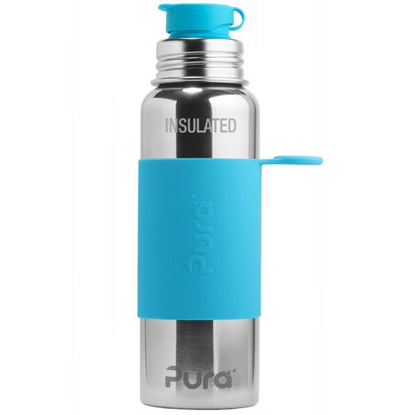 Pura Sportflasche isoliert 600ml mit Sleeve von Pura