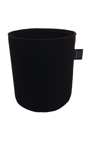 FeltPot Stofftopf rund, runde aus Filz Pflantöpfe für Grow, Garten und Gewächshäuser (10 Liter) von PuraPlants