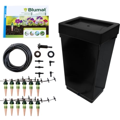 PuraPlants Bewässerungsset für 12 Pflanzen mit 47 L Tank – inkl. original Tropf-Blumat 3 Meter Set PuraPlants Bewässerungsset für 12 Pflanzen mit 47 L Tank – inkl. original Tropf-Blumat 3 Meter Set von PuraPlants