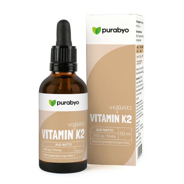 Purabyo VITAMIN K2 all-trans MK7 TROPFEN aus Natto von Purabyo