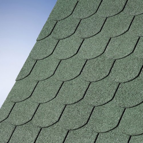 Dachschindel Biberschwanz - grün von Purch It!