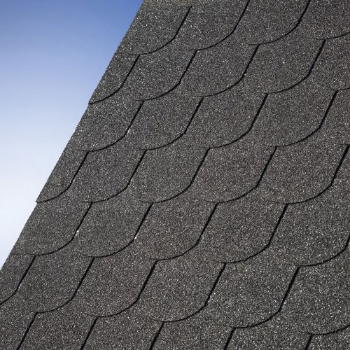 Dachschindel Biberschwanz - schwarz von Purch It!