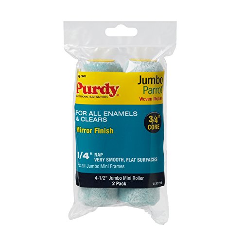 Purdy Jumbo Mini Papageienroller, Ersatz 0,25-Zoll-Flaum 4.5 Inch von Purdy