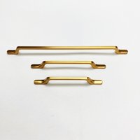 132 cm Schubladenknäufe, Lang, Gold Gebürstete Möbelknäufe, Moderne Möbelbeschläge von PurdyHardware
