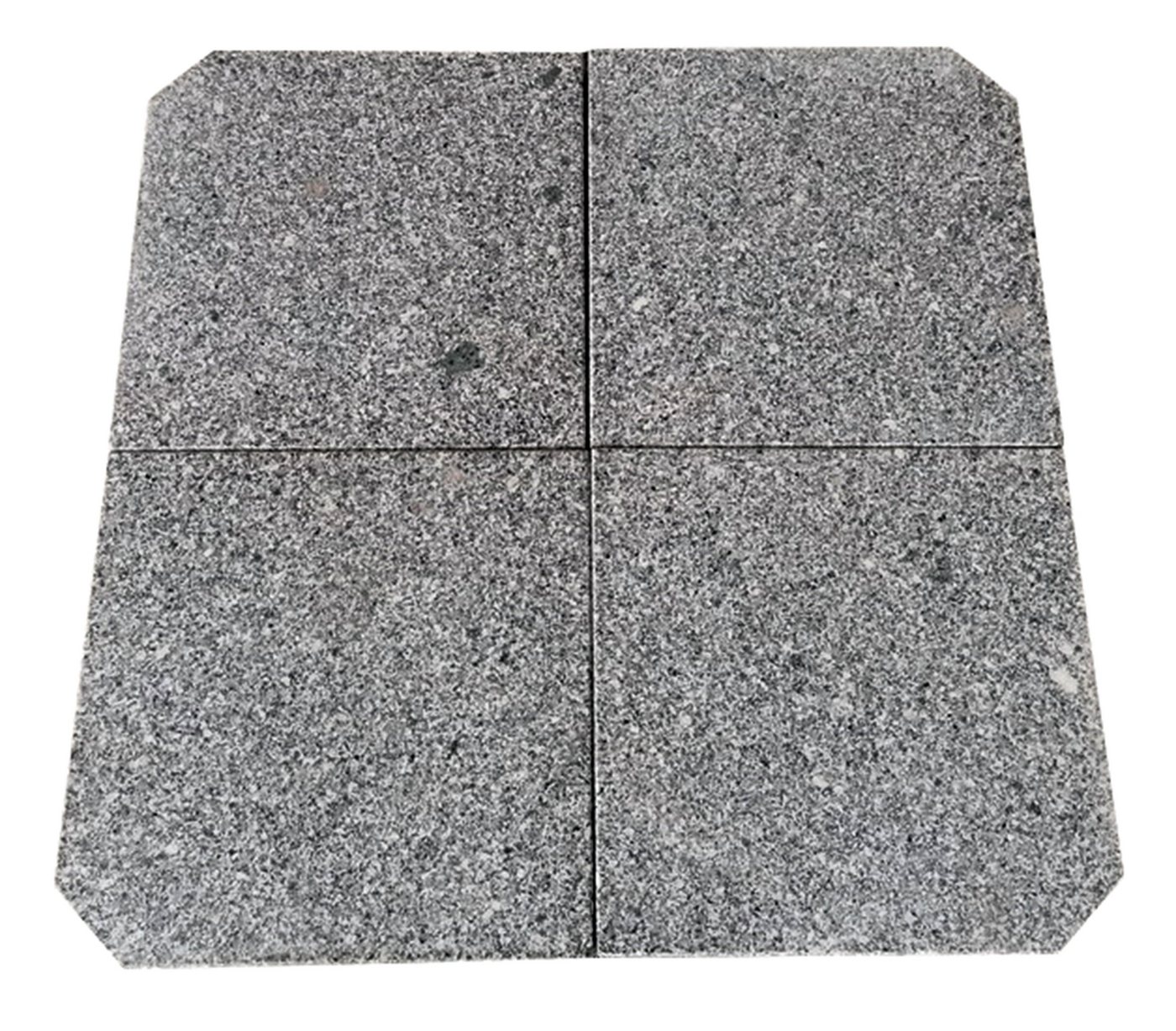 Schirmständer-Platte Granit Beschwerer Platten Rock 4 x 30kg Sonnenschirm Ampelschirm, Pure Home & Garden, Kreuzfuß-Schirmständer, Sonnenschirme, Ampelschirme, (Set), wetterfest von Pure Home & Garden