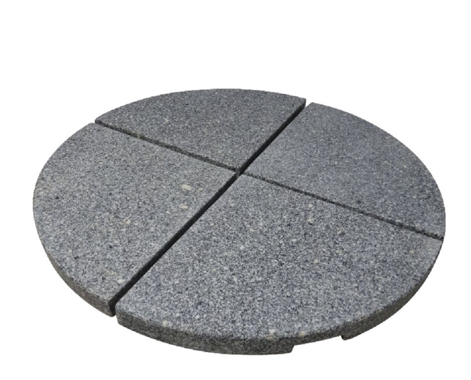 Schirmständer-Platte Granit Beschwerer Platten Stout 4 x 21kg Sonnenschirm Ampelschirm, Pure Home & Garden, Ampelschirme von Pure Home & Garden