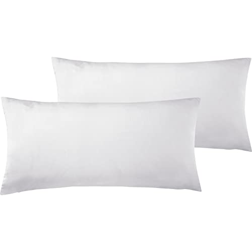Pure Label 2er Set Mako Satin Kopfkissenbezüge 40x80 cm aus 100% Baumwolle in weiß - Traumhaft weiche Kissenbezüge passend zu unseren Bettwäsche Sets Pure Label 2er Set Mako Satin Kopfkissenbezüge 40x80 cm aus 100% Baumwolle in weiß - Traumhaft weiche Kissenbezüge passend zu unseren Bettwäsche Sets von Pure Label