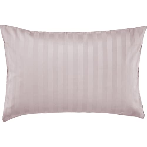 Pure Label Mako Satin Damast Streifen Kissenbezug 40x60 cm aus 100% Baumwolle in rosa - Traumhaft weiches Deko Kissen passend zu unseren Bettwäsche Sets von Pure Label