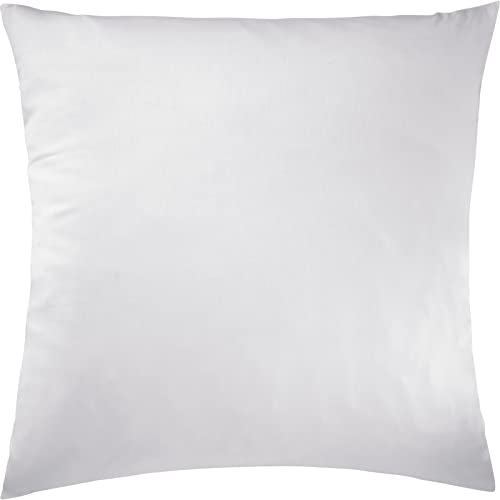 Pure Label Mako Satin Kissenbezug 40x40 cm aus 100% Baumwolle in weiß - Traumhaft weiches Deko Kissen passend zu unseren Bettwäsche Sets von Pure Label