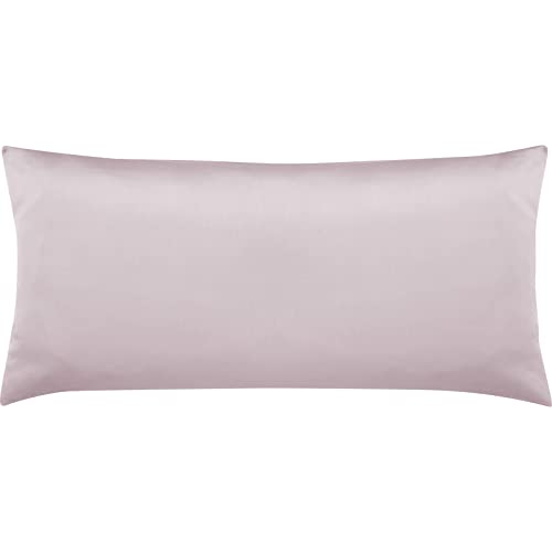 Pure Label Mako Satin Kopfkissenbezug 40x80 cm aus 100% Baumwolle in rosa - Traumhaft weicher Kissenbezug passend zu unseren Bettwäsche Sets von Pure Label
