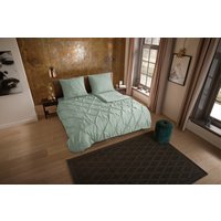 PURE luxury collection Wendebettwäsche "Elegence" 3 Stk. tlg. Mikrofaser, Uni, Stickerei, luxuriöse Falten, Reißverschluss PURE luxury collection Wendebettwäsche "Elegence" 3 Stk. tlg. Mikrofaser, Uni, Stickerei, luxuriöse Falten, Reißverschluss von Pure Luxury Collection