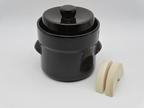 PureNature Mini Gärtopf, gerade Form, braun 2 Liter von PureNature