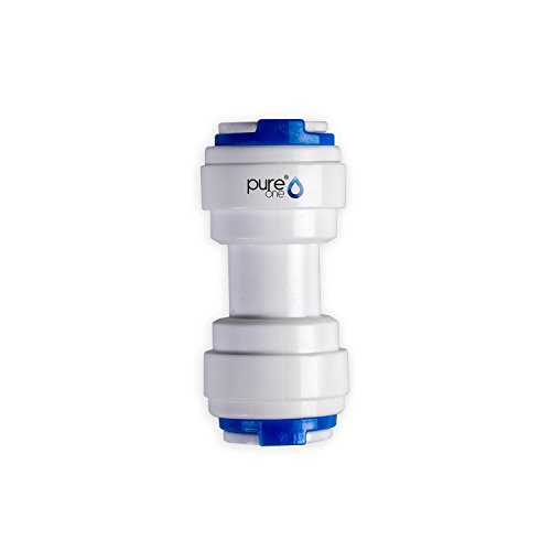 PureOne QF-06C Quick-Fitting - Schnellverbinder 3/8 auf 3/8 Zoll. Ausführung: Gerade | I-Form. Schlauch-Zubehör für Umkehr-Osmose, Wasser-Installationen oder Kühlschranksysteme PureOne QF-06C Quick-Fitting - Schnellverbinder 3/8 auf 3/8 Zoll. Ausführung: Gerade | I-Form. Schlauch-Zubehör für Umkehr-Osmose, Wasser-Installationen oder Kühlschranksysteme von Pure One