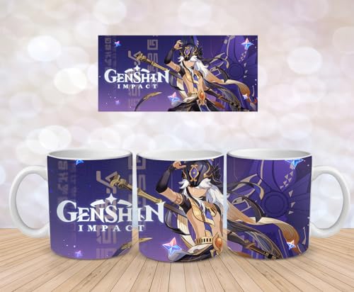 Genshin Impact Tasse: Tolle Designs, Hochwertige Keramik, Perfekt für Gaming Fans (Cyno) von Pure Print Cut