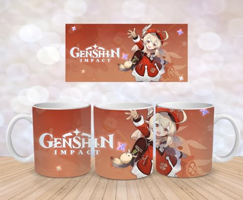 Genshin Impact Tasse: Tolle Designs, Hochwertige Keramik, Perfekt für Gaming Fans (Klee) von Pure Print Cut