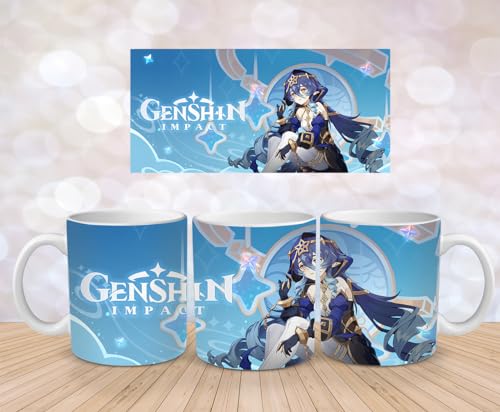 Genshin Impact Tasse: Tolle Designs, Hochwertige Keramik, Perfekt für Gaming Fans (Layla) von Pure Print Cut