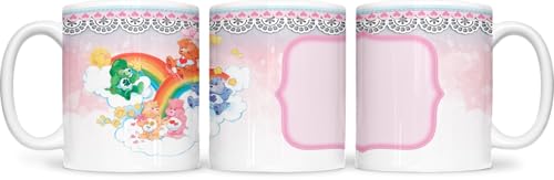 Glücksbärchis Tasse 330ml – Bunte Teetasse mit fröhlichem Design – Perfekt für Kaffee & Tee – Hochwertige Keramiktasse mit positiven Glücksbärchi-Motiven (1) von Pure Print Cut