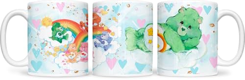 Glücksbärchis Tasse 330ml – Bunte Teetasse mit fröhlichem Design – Perfekt für Kaffee & Tee – Hochwertige Keramiktasse mit positiven Glücksbärchi-Motiven (7) von Pure Print Cut