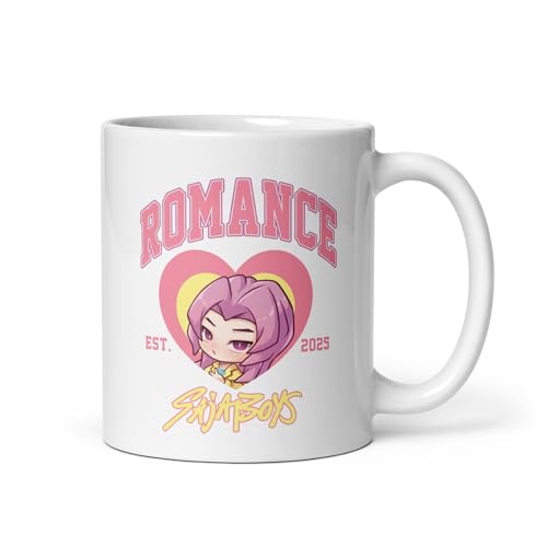 KPOP Saja Boys Tasse Abby Baby Jinu Mystery Romance – 330ml Fanbecher – KPOP Hunters Fans (Romance) von Pure Print Cut