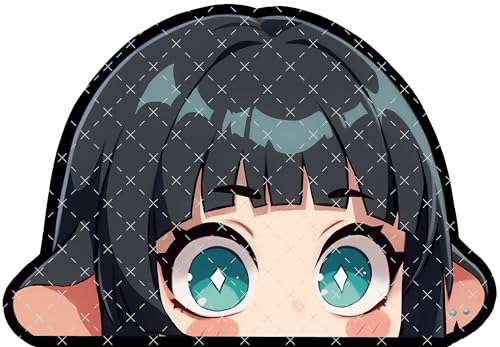 Zenless Zone Zero Peeker Jane Doe Aufkleber – Gaming Sticker für Auto, Seitenscheibe – 2 Stück, Niedlich 13 x 9 cm von Pure Print Cut