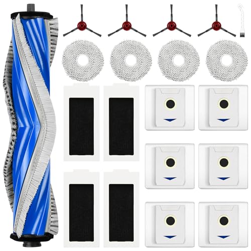 20 Stück Zubehörset für Ecovacs Deebot T30 Omni / T30 Pro Omni Saugroboter, 6 Staubbeutel 4 Mopp Wischtücher 4 Seitenbürsten 4 Filter 1 Rollbürste 1 Reinigungsbürste, Ersatzteile Saugroboter Zubehör 20 Stück Zubehörset für Ecovacs Deebot T30 Omni / T30 Pro Omni Saugroboter, 6 Staubbeutel 4 Mopp Wischtücher 4 Seitenbürsten 4 Filter 1 Rollbürste 1 Reinigungsbürste, Ersatzteile Saugroboter Zubehör von Pure Realm