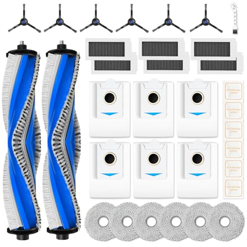 33 Stück Zubehörset für ECOVACS DEEBOT X5 Omni /X5 Pro Saugroboter, 2 Hauptbürste 6 Staubbeutel 6 Wischtücher 6 Seitenbürsten 6 Filter 6 Vanillechip1 Reinigungsbürste, Ersatzteile Saugroboter Zubehör 33 Stück Zubehörset für ECOVACS DEEBOT X5 Omni /X5 Pro Saugroboter, 2 Hauptbürste 6 Staubbeutel 6 Wischtücher 6 Seitenbürsten 6 Filter 6 Vanillechip1 Reinigungsbürste, Ersatzteile Saugroboter Zubehör von Pure Realm