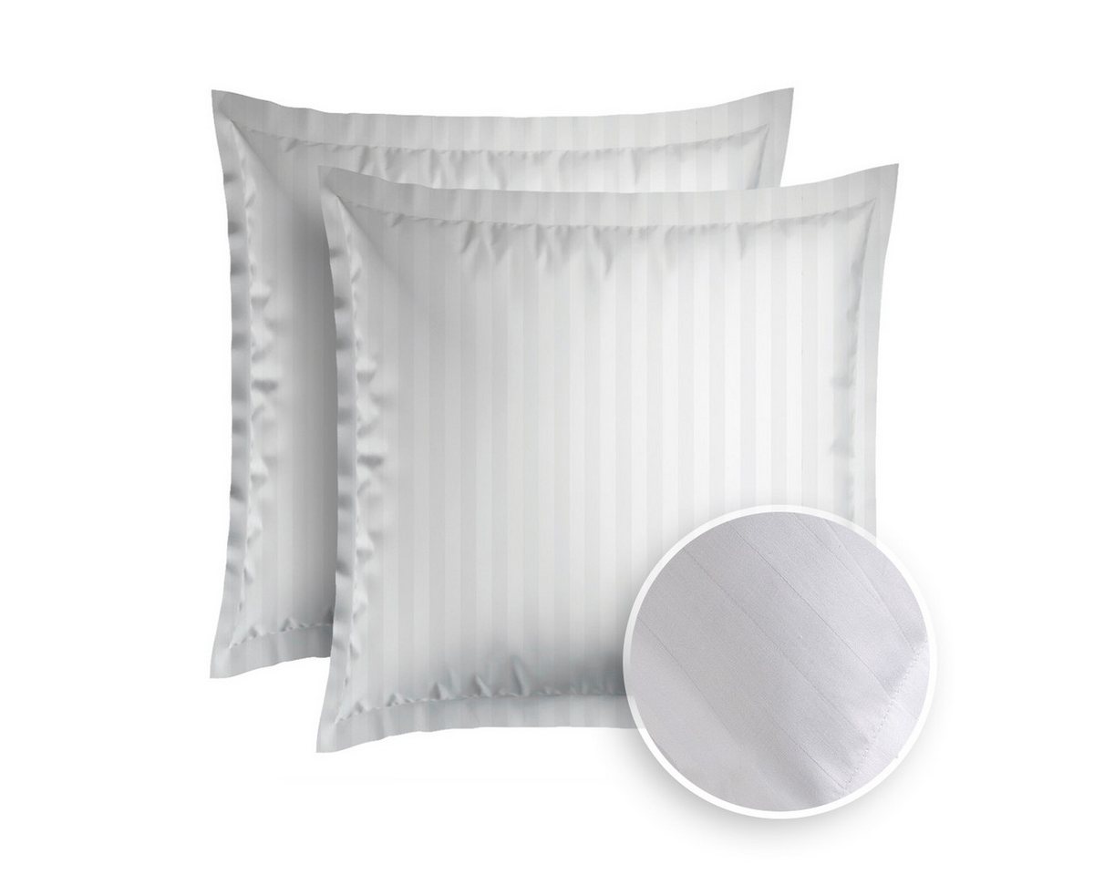 Pure cottom Kissenbezüge 2er Set Baumwollsatin, in verschiedenen Farben & Größen von Pure cottom