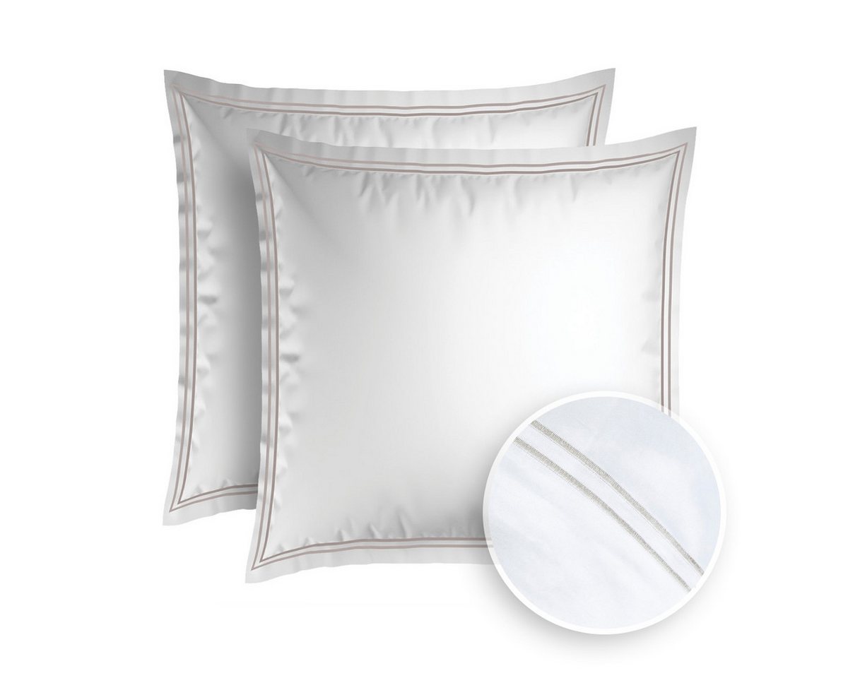 Pure cottom Kissenbezug 2er Set Baumwollsatin in verschiedenen Farben, verschiedene Größen Pure cottom Kissenbezug 2er Set Baumwollsatin in verschiedenen Farben, verschiedene Größen von Pure cottom