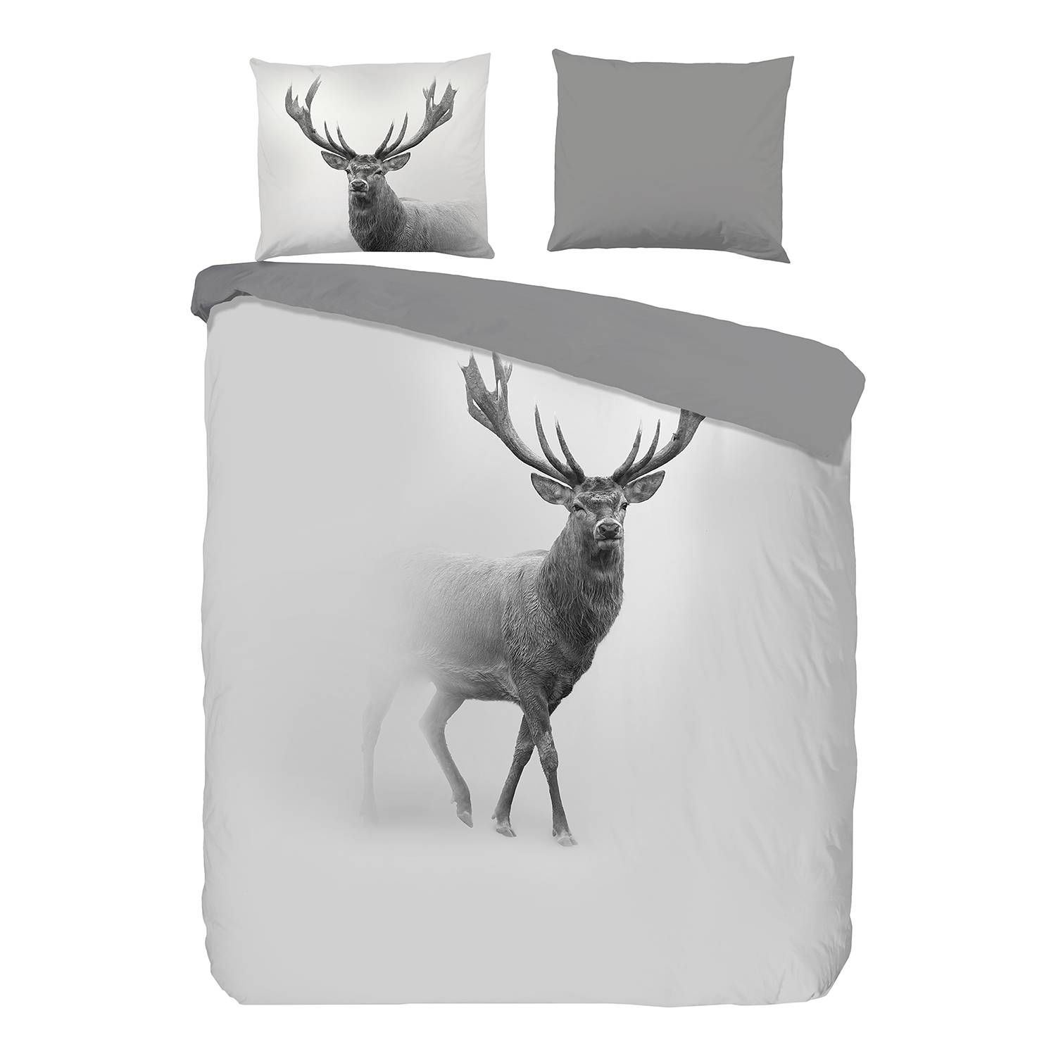 Bettwäsche Grey Deer von Pure