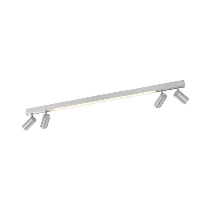 PURE Lines LED-Deckenleuchte, 4-flammig, aluminium von Pure