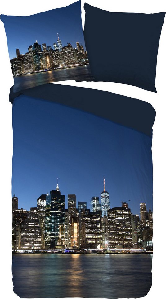 Pure Bettwäsche Wendebettwäsche "NY City", Polyester, Microfaser Motiv: New York Pure Bettwäsche Wendebettwäsche "NY City", Polyester, Microfaser Motiv: New York von Pure