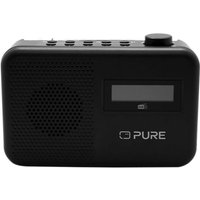 Pure Elan One2 Dab+/FM Portable Radio mit Bluetooth 5.1 (LCD-Display, 10 Tasten de Speicher, Stromversorgung durch 4 AA-Batterien) Black Charcoal von Pure