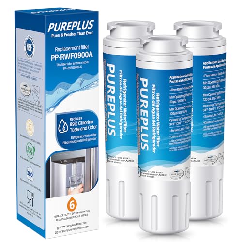 PurePlus Wasserfilter, kompatibel mit Maytag UKF8001, UKF8001P, UKF8001AXX, Kenmore 46-9006, Whirlpool 4396395, 3 Stück von PUREPLUS